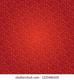 Red texture autumn icons background