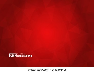 Red texture background with geometric ice pattern