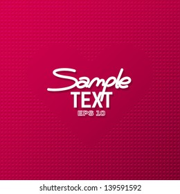 red textured background with heart