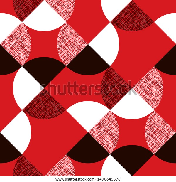 Red Textured Color Diagonal Dynamic Seamless Stock Vector (Royalty Free ...