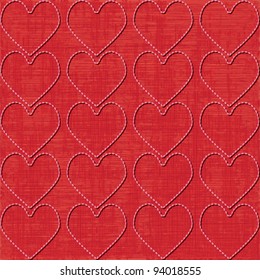Red textured Valentine background