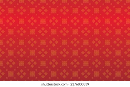 Red Thai Buddhist Lent pattern background