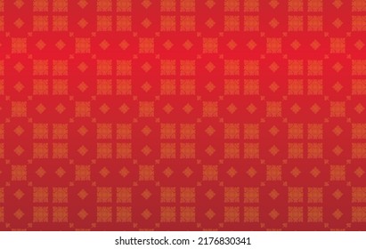 Red Thai Buddhist Lent pattern background