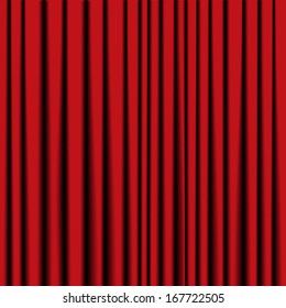 red theater curtain