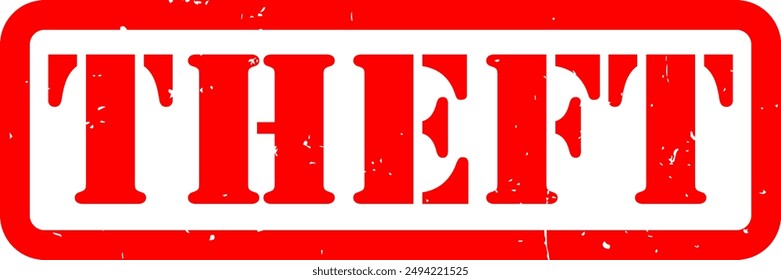 Rojo robo robado comprometido Pro sello de goma Grunge etiqueta de textura etiqueta engomada Vector EPS PNG transparente Sin fondo Clip Vector de arte EPS PNG 