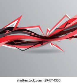 Red Thunder Abstract background contain EPS10 format , Graffiti design Layout
