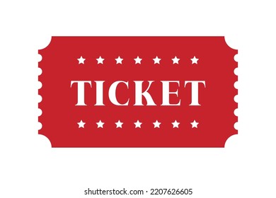 Red ticket. Admit one. Circus ticket