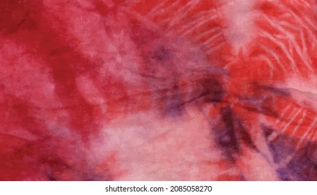 red tie-dye pattern background wallpaper design texture.