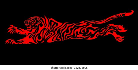 red tiger