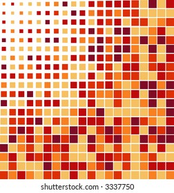 Red Tile Retro Background