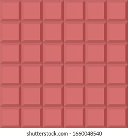 Red tiles pattern with 3D effect