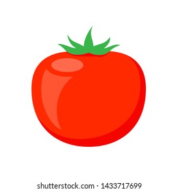 red tomato clip art isolated on white background, tomatos cartoon infographics, illustration cartoon tomato simple flat, cute tomato for kindergarten child learning, tomato for flash card of kids