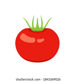 Red Tomato Icon : Suitable for Culinary Theme, Food Theme, Vegetables Theme, Agriculture Theme, Infographics and Other Graphic Related Assets.
