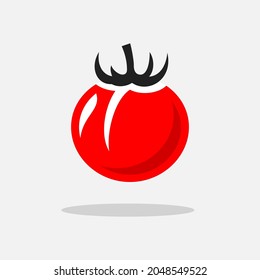 Red tomato logo modern design