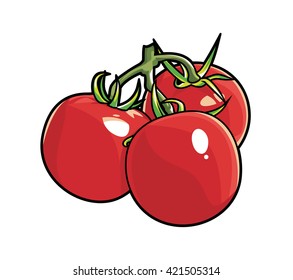 Red Tomato Vector Illustration