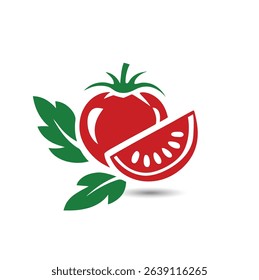 Red Tomato Vector Illustration. fresh tomato vector