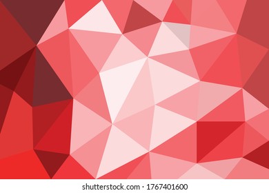 Red tone polygon background image ,vector eps10