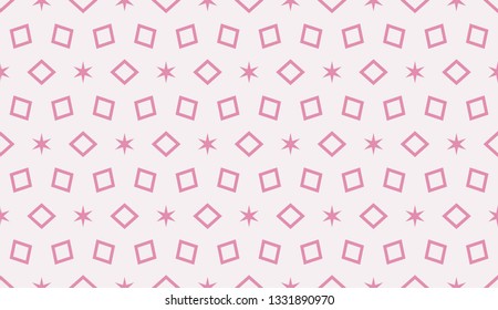 Red tones. Geometric design seamless pattern. Vector illustration