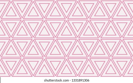 Red tones. Geometric design seamless pattern. Vector illustration