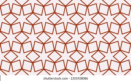 Red tones. Geometric design seamless pattern. Vector illustration