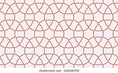 Red tones. Geometric design seamless pattern. Vector illustration