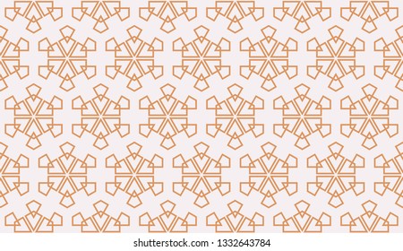 Red tones. Geometric design seamless pattern. Vector illustration