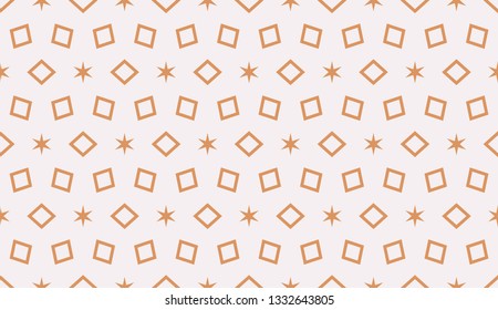 Red tones. Geometric design seamless pattern. Vector illustration