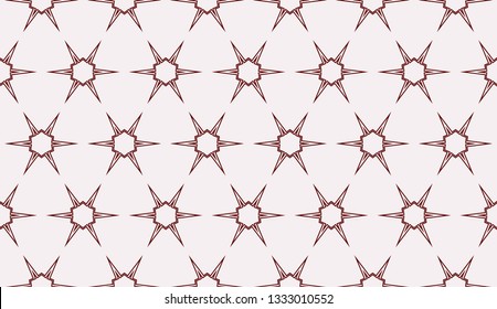 Red tones. Geometric design seamless pattern. Vector illustration