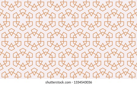 Red tones. Geometric design seamless pattern. Vector illustration