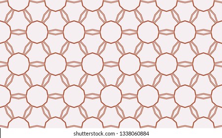 Red tones. Geometric design seamless pattern. Vector illustration