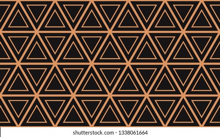 Red tones. Geometric design seamless pattern. Vector illustration