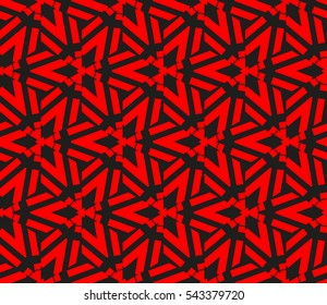 Red tones.For the interior design, printing, textile industry. Geometric pattern as seamless vector illustration.