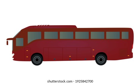 London Busvector Illustrationprofile View Stock Vector (Royalty Free ...