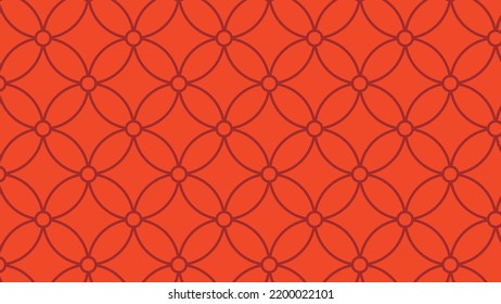 Fondo del patrón rojo tradicional japonés (Hoshi Cloisonne)