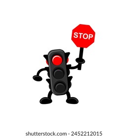 red traffic light signs, light stop, icon, logo, illustration, design, symbol, vector