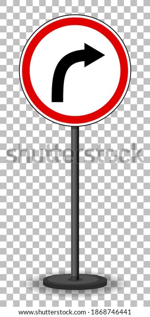 Red\
traffic sign on transparent background\
illustration