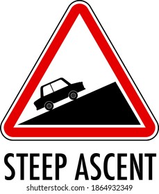 Red traffic sign on white background illustration