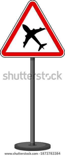 Red traffic\
sign on white background\
illustration