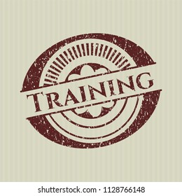 Red Training with rubber seal texture