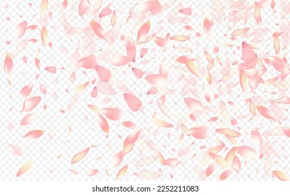 Red Tree Vector Transparent Background. Rosa Springtime Texture. Cherry Beauty Cover. Peach Romance Poster. Purple Rose Graphic Design.