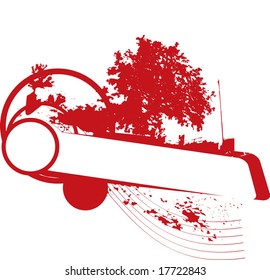 red trees banner