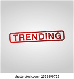 Fondo de Vector de sellos de tendencia roja