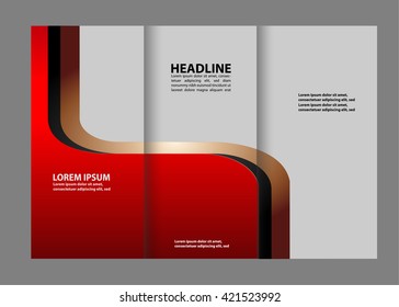 Red Tri Fold Brochure
