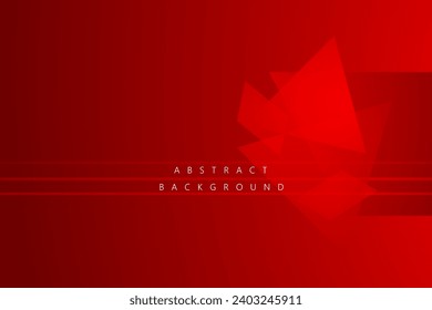 Red triangle abstract background. modern concept design. vector illustration