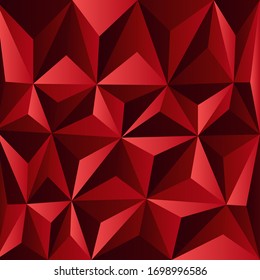 red triangle backgorund. polygonal shape
