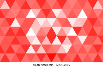 Red triangle background