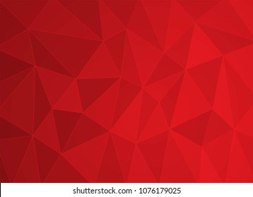 red triangle background with modern concept