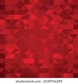 Red Triangle Background Vector Design