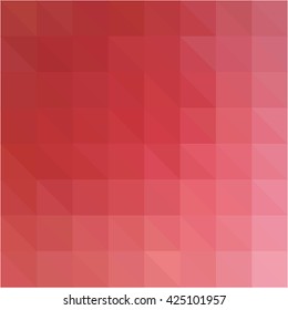 Red triangle grid business background