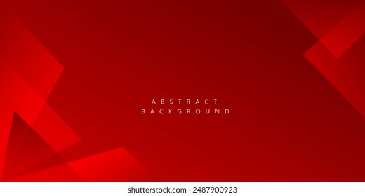 Red triangle overlap modern background for corporate concept, template, poster, brochure, website, flyer design. Vector illustration	